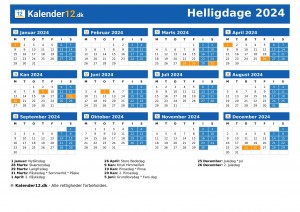 Holidays 2024